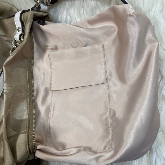Coach Brooke Signature Sateen Shoulder Bag - Picture 7 of 10